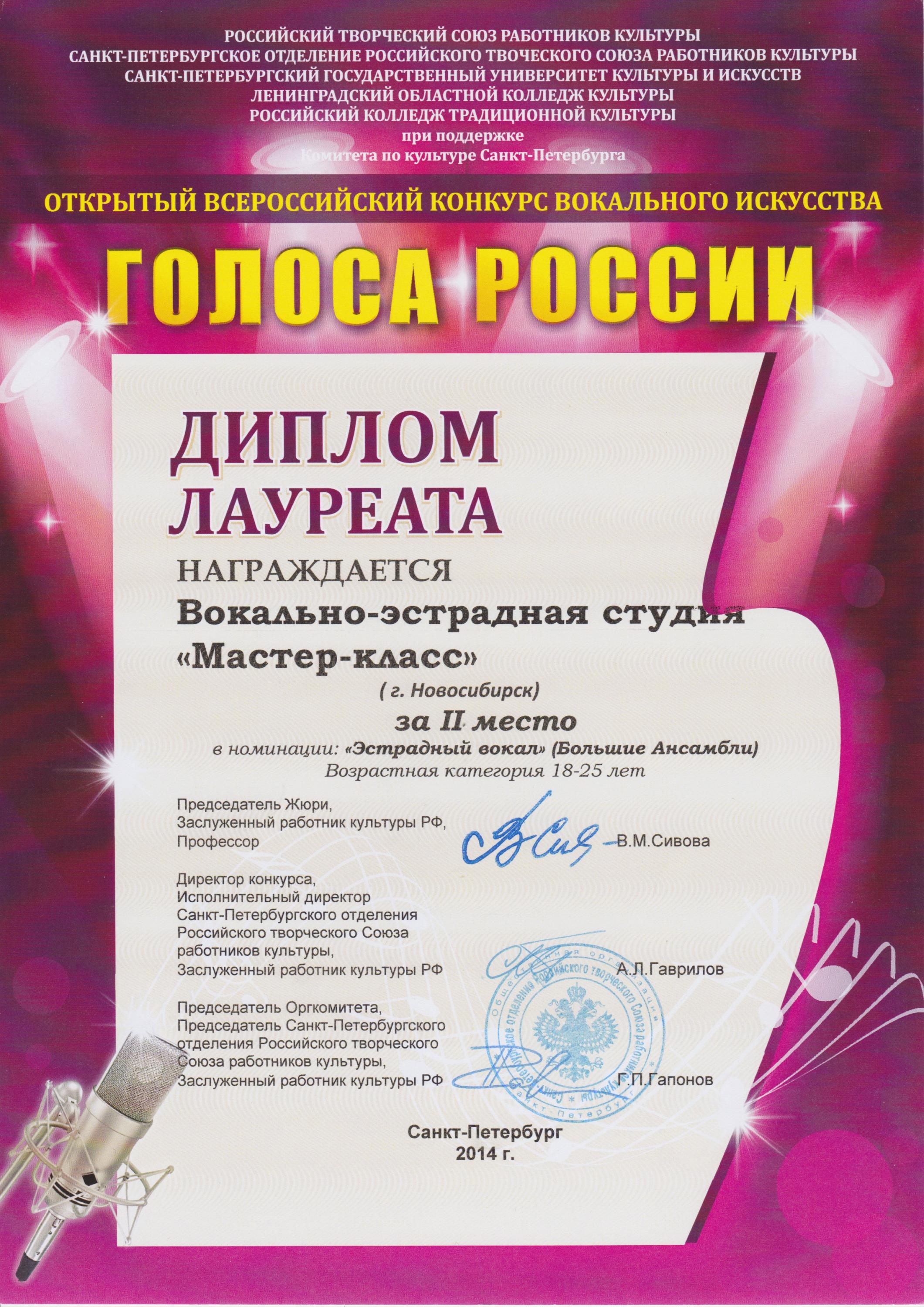 Открытие вокального конкурса Открытие вокального конкурса